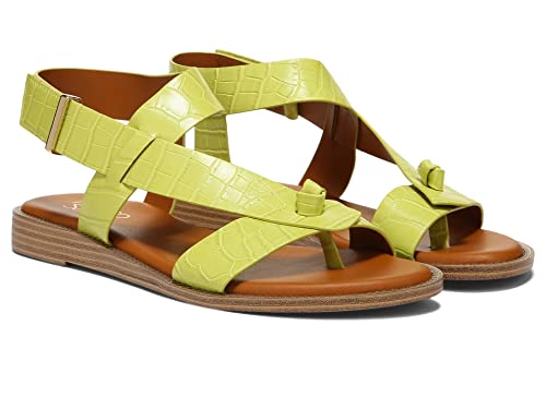 Image of Franco Sarto Womens Glenni Ankle Strap Flat Sandals