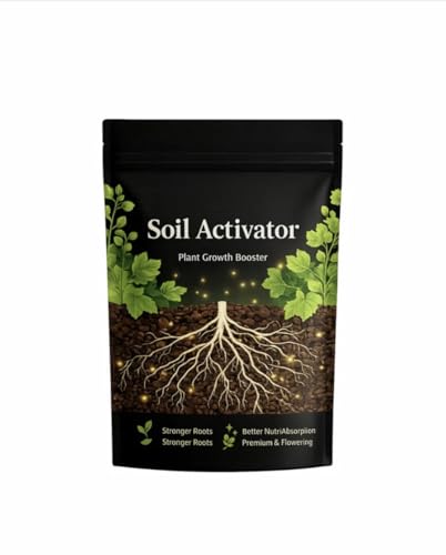 Image of Soil Activated Treasure Plant Growth Booster | Improves Soil Quality & Root Support | Suitable for Indoor & Outdoor Plants | for Pots, Gardens & Home Plants | Easy to Use 100g (1 Piece)