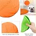 JINYUNMIN 3 Stück Hund Frisbees, Haustier fliegenden Untertasse, Gummi Fliegende Scheibe, interaktive Outdoor-Spielzeug, 7 Zoll / 18 cm, perfekt für Hund werfen, Training, Spielen und fangen