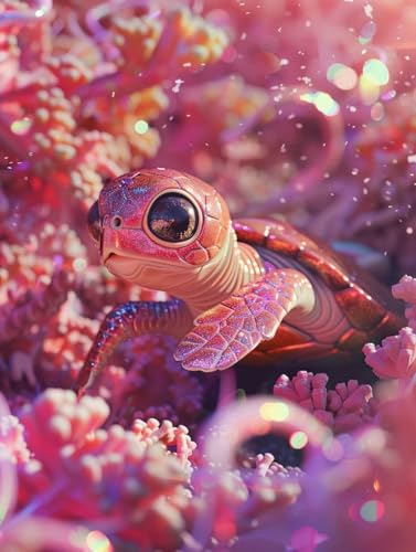 DIY Gemme Point de Croix Tortue, le Cadeau Idéal pour Adulte