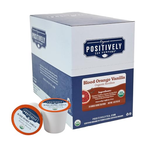 Company, Blood Orange Vanilla Rooibos Tea, K-cup Compatible,