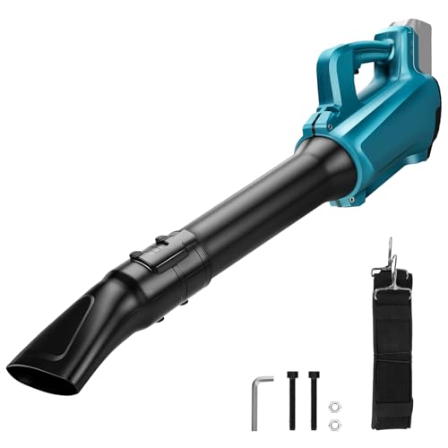 panthem Akku Laubbläser Kompatibel mit Makita 18V, 180 km/h 5-Gang Kabellos Elektrischer Laubbläser, 28000 U/min, Luftdurchsatz 768 m³/h, für Garten, Laub, Staub & Schnee, ohne Batterie und Ladegerät panthem Akku Laubbläser Kompatibel mit Makita 18V, 180 km/h 5-Gang Kabellos Elektrischer Laubbläser, 28000 U/min, Luftdurchsatz 768 m³/h, für Garten, Laub, Staub & Schnee, ohne Batterie und Ladegerät