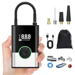 EVARYOO 6000mAh Tragbare Elektronische Luftpumpe 150PSI