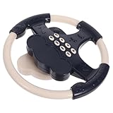 TOYANDONA Kinderlenkrad Mit Sound Und Licht Simulations-lenkradspielzeug Für Kleinkinder Interaktives Fahrspielzeug Mit Saugnapf Für Hause Und Reisen Aus Ungiftigem Kunststoff Für Sicheres s