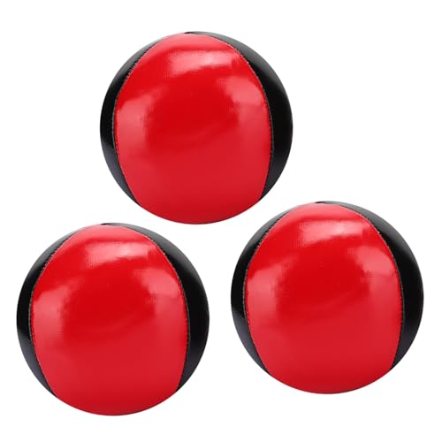 3 Pçs Bola de Malabarismo Bolas de Malabarismo para Adultos Plutônio Couro Coloidal Eps Cintas Finas