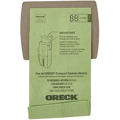 Oreck Buster B Canister Vacuum Bags (8-Pack) Cover