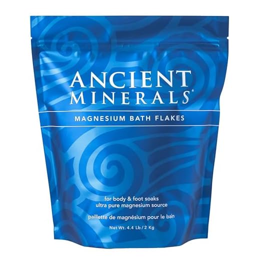 Ancient Minerals Magnesium Bath Flakes - Bathing Alternative to Epsom Salt - Soak in Natural Salts - High-Absorption Efficiency for Relaxation, Wellness & Muscle Relief (4 .4 lb)