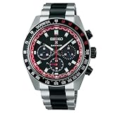 Seiko Prospex Speedtimer Datsun SSC957P1, Cronografo Limitato, Quadrante Nero con Dettagli Rossi, Cassa Rotonda