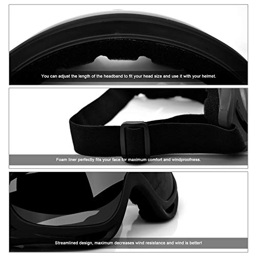 Freehawk Adjustable Uv Protective Outdoor Glasses Motorcycle Goggles Dust-Proof Protective Combat Goggles Sunglasses Outdoor Tactical Goggles To Prevent Particulates #TOP4
