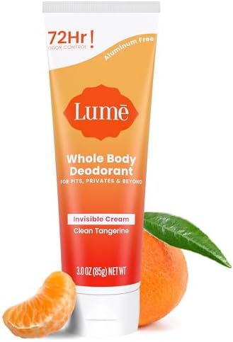 Lume Whole Body Deodorant - Cream Tube - 3 oz (Clean Tangerine)