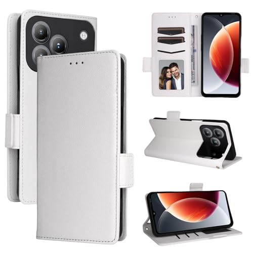 �X�}�z�P�[�X �Ή��@�� for Blackview Wave 7C �X�}�z�P�[�X�y�t���b�v�X�^���h�E�}�O�l�b�g�J�E�J�[�h�X���b�g�t���E�H���b�g�z White