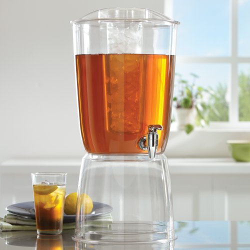 3 Gallon Beverage Dispenser with Ice Core & Stand