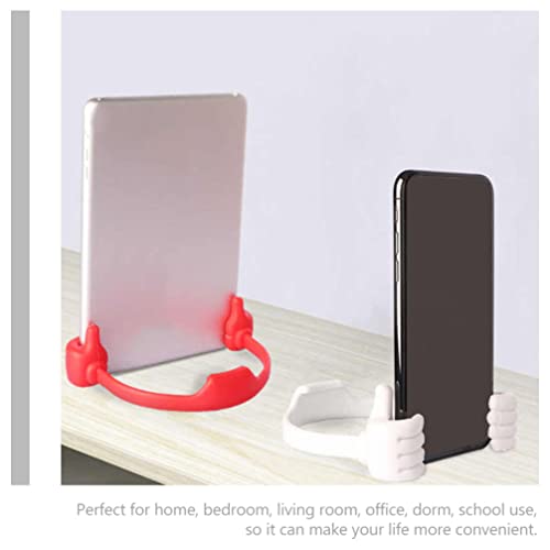 Sewacc 8Pcs Thumbs Up Lazy Phone Stands Universal Phone Holder Phone Support Stand Thumb Up Cell Phone Brackets Lazy Mount For Mobile Phone #TOP6