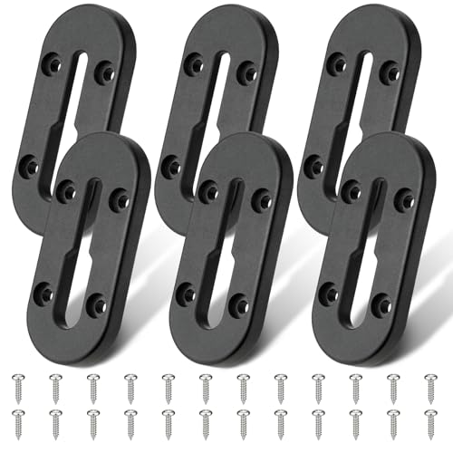 Kayak Track,4Inch Kayak Rail Mount Kayak Low Profile Track for Fishing Rod Holder, Fish Finder, Cup Holder, Anchor Cleats, 6Pack