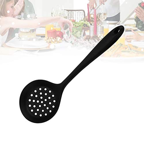 Colher de Silicone Escumadeira Bestonzon para Cozinhar Cozinha Utensil Colher Fenda Antiaderente par