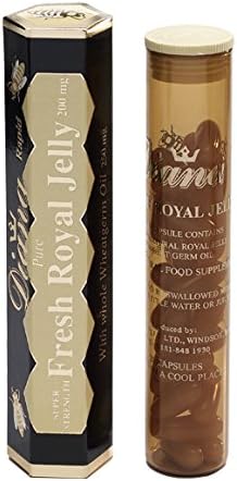 Fresh Royal Jelly 200mg Tube - 30 Vegetarian Capsules