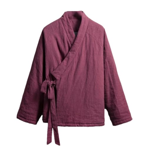Manteau automne hiver chinois traditionnel rembourré coton hommes lâche