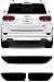 REVION Autoworks 2014-2019 Jeep Grand Cherokee Fog Third Brake Light Tint Kit | Foglight Reflector Overlay Covers Compatible with '14-'19 Jeep Grand Cherokee | Accessories