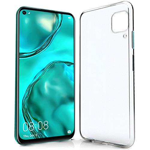 Newtop Cover Compatibile per Huawei P40/Lite/Lite E/PRO, Custodia Morbido TPU Clear Protettiva Gel Silicone Trasparente Slim Sottile Case Posteriore (per P40 Lite)