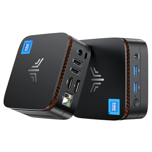 NiPoGi Essenx E1 Mini PC Twin Lake N150 (Meglio di N100,3,6 GHz) W-11 Pro 16 GB RAM/512 GB M.2 SSD,...