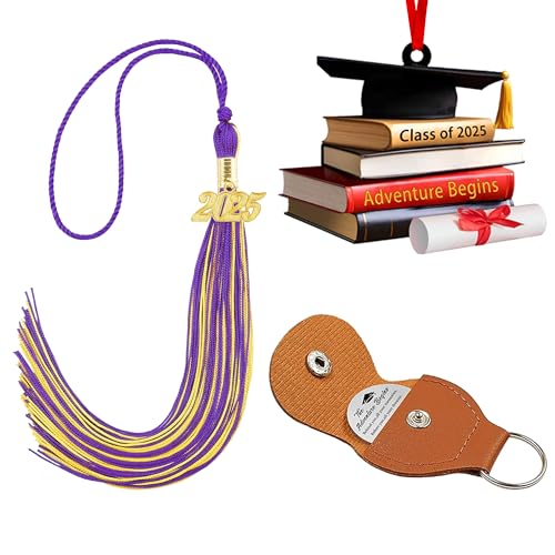 Borla de formatura 2025, 2025 presentes de formatura borla formatura presentes para ela mestrado doutorado enfermeira sênior ensino médio grad cap borlas bolso abraço símbolo grad presentes conjunto
