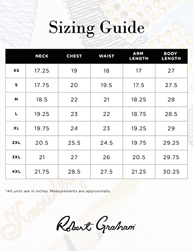 Robert Graham Ace Short-Sleeve Knit Shirt, Pull-On Polo For Men, Medium Grey, Large #TOP5