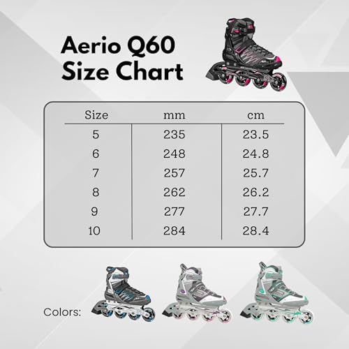 Roller Derby AERIO Q-60 Women's Inline Skates, 8