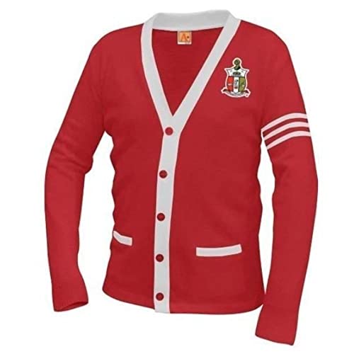 Kappa Alpha Psi Varsity Cardigan Sweater 2X-Large Red