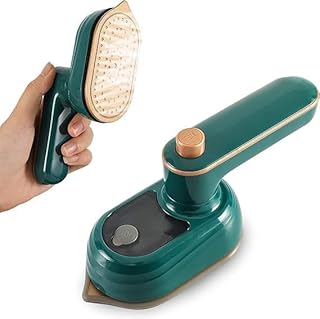 Portable Steam Iron Electric Mini Iron with Quick Heating, 2 in 1 Wet (Steam) / Dry Clothes Ironing for Home and Travelling