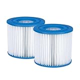 Ø105cm x H 95cm SUMMERWAVES Pool-Filterkartusche Typ D - 2er-Pack, weiß-blau