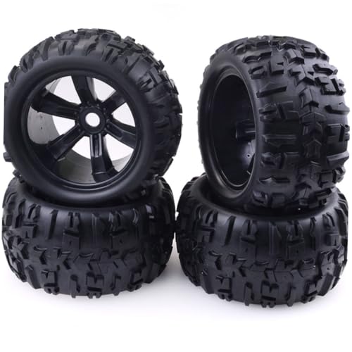 Roues de camion voiture en caoutchouc noir pour remplacement BESTonZON 2 pièces