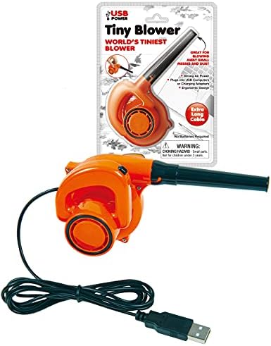 World's Tiniest Blower - Great for Blowing Away Small Messes Dust, Make Your Acrylic Paint Look More Professional, Easy to Try Different Paint Techniques and Pouring blowouts - USB Powered image 3