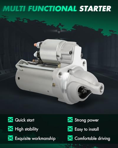 Image of SCITOO Starter Motor fit for Ford for Courier 1.6L 2001-2009,for Ford for Fiesta 1.6L 2001 2003-2008,for Ford for Fiesta Ikon 1.6L 2002-2004 Replacement Starter 31167