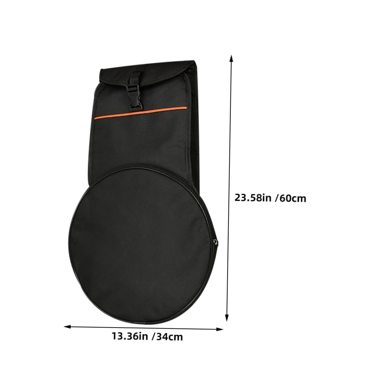 ULDIGI Comprehensive Drum Storage Bag Drum Pad Stick Holder Accessory Case Backpack Style