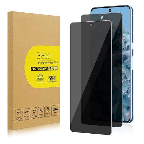 Lokyoo 2 Pack Privacy Screen Protector for Google Pixel 8 Pro [Anti-Spy Tempered Glass], Ultra HD, Anti-Scratch, Bubble-Free, Easy Install 9H Protective Glass for Pixel 8 Pro