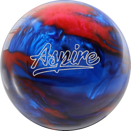 MOTIV Aspire - Navy/Red/Blue Bowling Ball, Spare Ball, Straight Ball, 8-15 Pounds (8, Pounds)