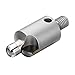 Sandvik Coromant CoroDrill 452.C1 Series Polycrystalline Diamond Single-End Countersink, Single Flute, 130 Degrees, Threaded Shank, 18 mm Size