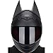 Casque Batman,Hommes et Femmes Casque Intégral de Motocross Moto Électrique de Course Cool,Approuvé par La ECE B,M=54~56CM