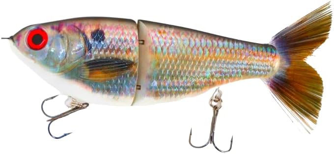Miniatura 3 de 7 "Pedigree Glider Glide Bait Swimbait Musky Striper Bass Fishing Señuelo Big Multi articulado Shad Trucha Sentado Lento Hundimiento