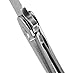 CRKT Jettison EDC Folding Pocket Knife: Utility Everyday Carry, Satin Modified Sheepsfoot Blade, Flipper Open, Frame Lock, Stonewashed Stainless Steel Handle, Deep Carry Pocket Clip 6130