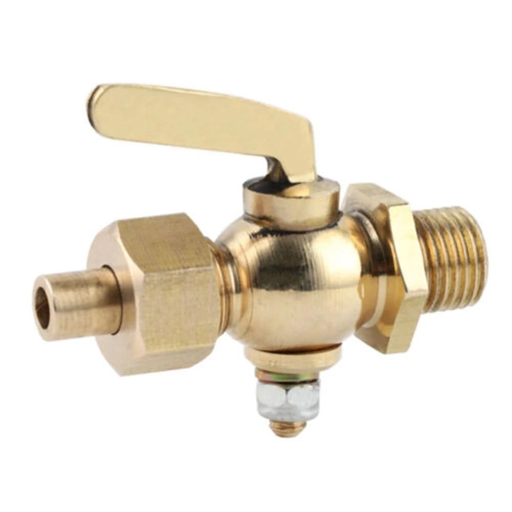 Robinet Carburant Laiton Vintage Moto - Interrupteur Essence G1/4 YUANGANG