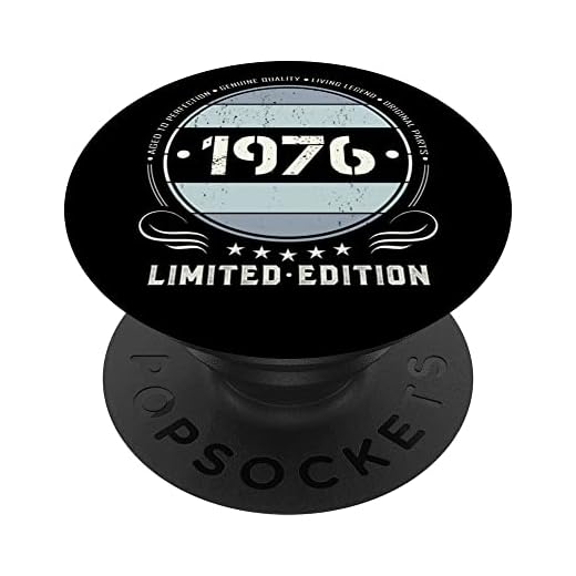 Popsockets vintage 1976 para teléfono retro divertido cumpleaños 1976 PopSockets PopGrip Intercambiable