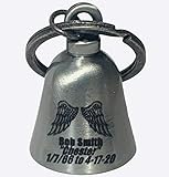 Custom Angel Wings Memorial Motorcycle 'Evil Spirits' Biker Guard Silver Bell. Our Custom Bells are Universal fit. Custom Made in The USA (Silver Bell)