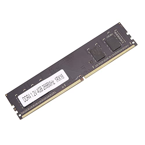 GLOVET DDR4 4GB 2666Mhz MéMoire Ram PC4-21300 MéMoire 288Pin 1RX16 1.2V MéMoire RAM de Bureau pour PC de Bureau