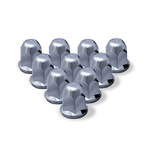 ALCOA Hex Lug Nut Cover for Two-Piece Flange Nut (001851 10 Pack Direct Screw on)