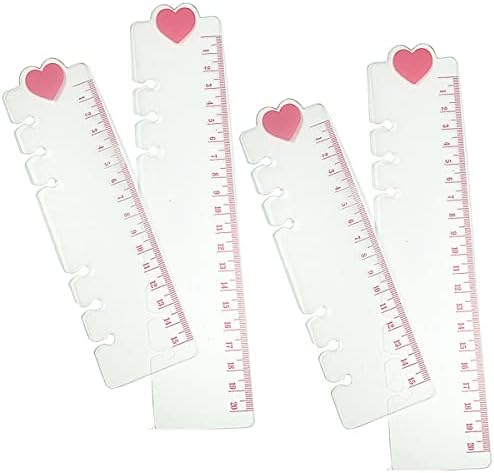 Amazon.com : 4Pcs Clear Frosted A5 A6 Page Marker Page Finder Ruler ...