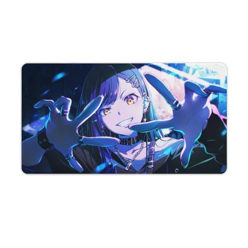 白石杏 マウスパッド ゲーミング マウスパッド 大型 可愛い 超大型 薄い デスクマット ゲーミング テーブルマット キーボードパッド 大判 滑り止め 変形や破損を防ぐ 防水 大きいサイズ かわいい おしゃれ 電子部 40X75cm