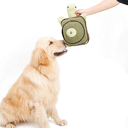 Amazon Petneces 犬 おもちゃ ペットおまちゃ ぬいぐるみ おもちゃ 骨型 発声装置搭載 噛むおもちゃ 音出る玩具 歯磨き 嗅覚活用 集中力向上 性格改善 運動不足 ストレス解消 分離不安 耐久性 小 中 大型犬に適用 Turtle Petneces 噛むおもちゃ 通販