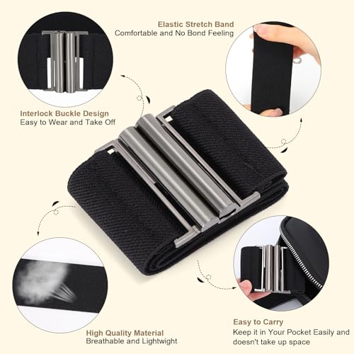 SUOSDEY Girls Wide Waist Kids Belt for Dresses Kids Stretch Elastic Waist Belt for Girls3