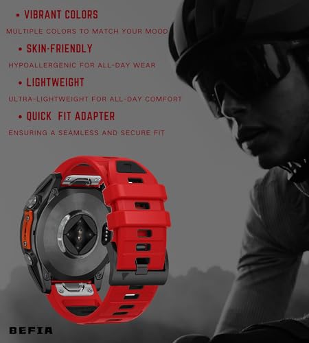 Image of 22mm Watch Band for Garmin fenix 8 47mm 5 6 fenix 7 sapphire solar band Quick Fit 22 Watch Bands for Garmin Watch Forerunner 965 955 epix gen 2 47mm Strap Comfort for Men Women